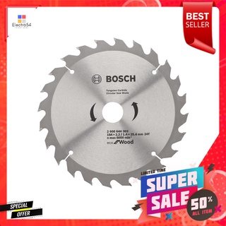 ใบเลื่อยวงเดือน BOSCH ECO 7" 24 ซี่ฟันCIRCULAR SAW BLADE BOSCH ECO 7" 24T