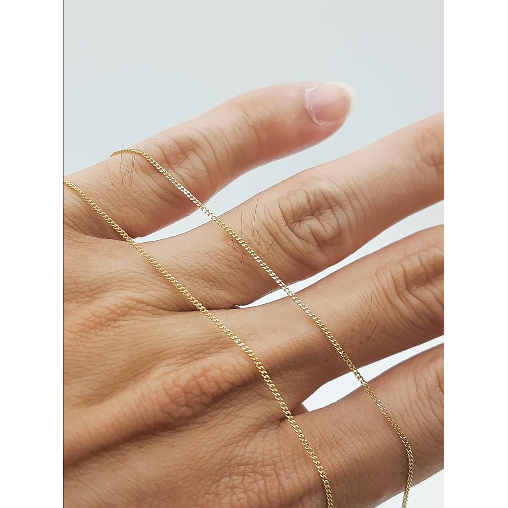 SK Jewelry สร้อยคอลายเลส ทองแท้ 9K (37.50%) ยาว 16 นิ้ว และ 18 นิ้ว สวยๆ เป็นที่นิยม 🔥ราคาถูก🔥 สินค้าพร้อมส่ง 🚛