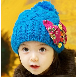 หมวกไหมพรม  Korean Style (เส้นรอบวงของหมวก 42-54 cm.)