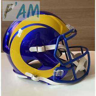 L.A. Rams หมวกอเมริกันฟุตบอล NFL ยี่ห้อ Riddell รุ่น Speed Full Size Replica Helmet ขนาดใหญ่เท่าของจริง สำหรับตั้งโชว์