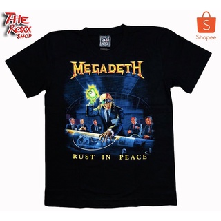 เสื้อยืดคอกลมเสื้อวง Megadeth MS-144 เสื้อวงดนตรี เสื้อวงร็อค เสื้อนักร้อง S-5XL