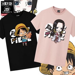 ใหม่ เสื้อยืดแขนสั้น พิมพ์ลายการ์ตูนอนิเมะ One Piece Luffy สําหรับผู้ชาย และผู้หญิง 2022