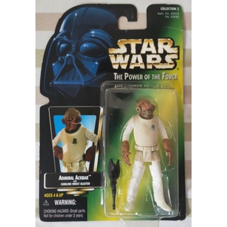 Star Wars The Power of the force Admiral Ackbar action figure 3.75"