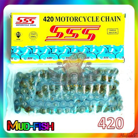 RANTAI SSS 420 104L / 120L/ 128L CHAIN (420)