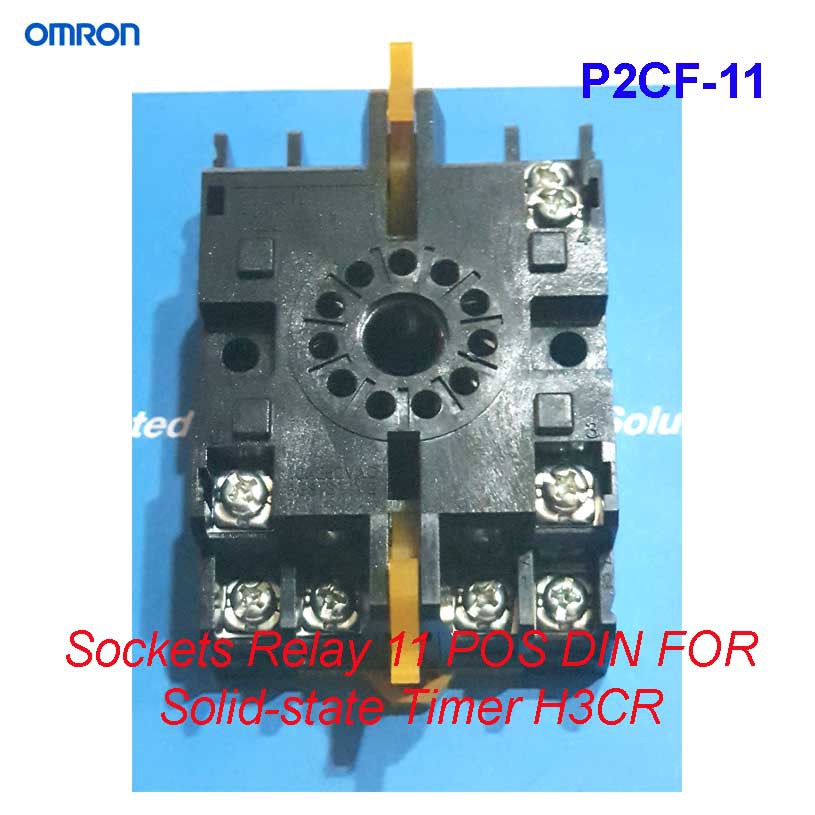 Omron P2CF-11 Socket for H3CR-A Series,H3CR-F Series,H3CR-H Series