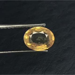 บุษราคัม(Yellow Sapphire) เเท้ 100%. Natural Yellow Sapphire