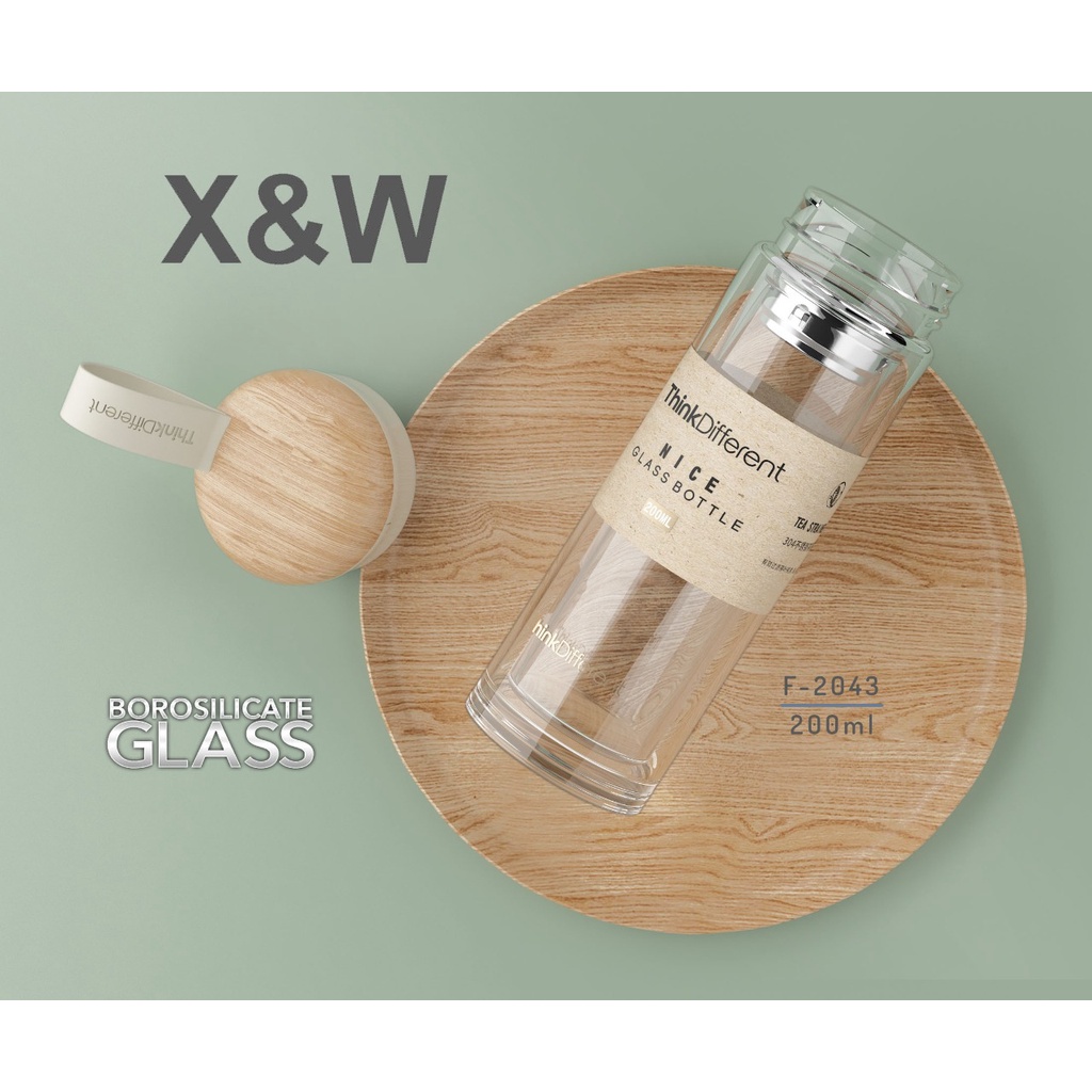 Kayu Aesthetic แก้วน้ําขวดดื่ม X&Wf 2043 200ML