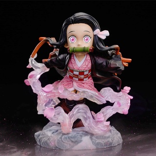 พร้อมส่ง โมเดลฟิกเกอร์ Demon Slayer G5 Nezuko GK สําหรับตกแต่งรถยนต์△