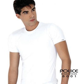 เสื้อยืด Police ฺBasic Style คอวี, คอกลม