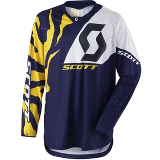 พร้อมส่ง เสื้อกีฬาแขนยาว ลาย SCOTT MX ATV BMX Racewear สําหรับผู้ชาย