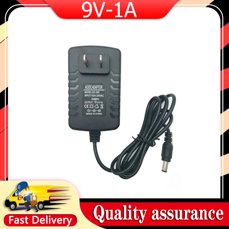 ใหม่ 9V 1A 5.5*2.5 มม.อะแดปเตอร์สําหรับ Global Keyboard GL-111 GL-220 GL-288 GL-290 GL-400 GL-444 GL