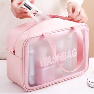 Travel Cosmetic Bag Fashion Durable Waterproof Transparent Wash Bag Make Up Bag