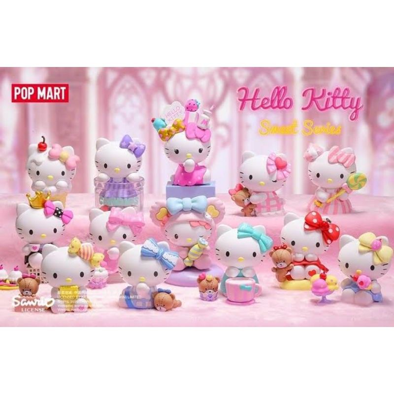 พร้อมส่ง กล่องสุ่ม Popmart Hello Kitty ของแท้ 🌈