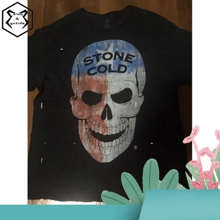 เสื้อยืดแขนสั้น นักมวยปล้ำWWE (STONE COLD)   สภาพดี ของพร้อมส่งครับ