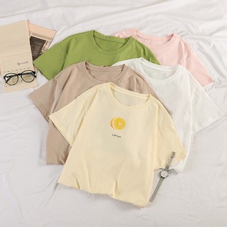Lark Store💢พร้อมส่ง💢 เสื้อยืดลายผลไม้ เสื้อยืดน่ารักๆ
