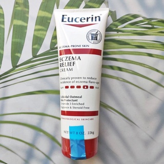 Eucerin® Eczema Relief Body Cream, Eczema-Prone Skin (226g) ครีมปกป้องผิวบอบบาง แพ้ง่าย บรรเทาผิวแห้ง คัน &amp;ผิวหนังอักเสบ