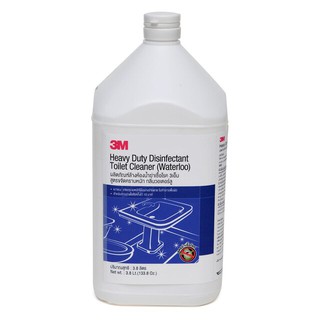 3M 3เอ็ม Heavy Duty Disinfectant Toilet Cleaner Waterloo ผลิตภัณฑ์ล้างห้องน้ำฆ่าเชื้อโรค สูตรขจัดคราบหนัก กลิ่นวอเตอร์ลู