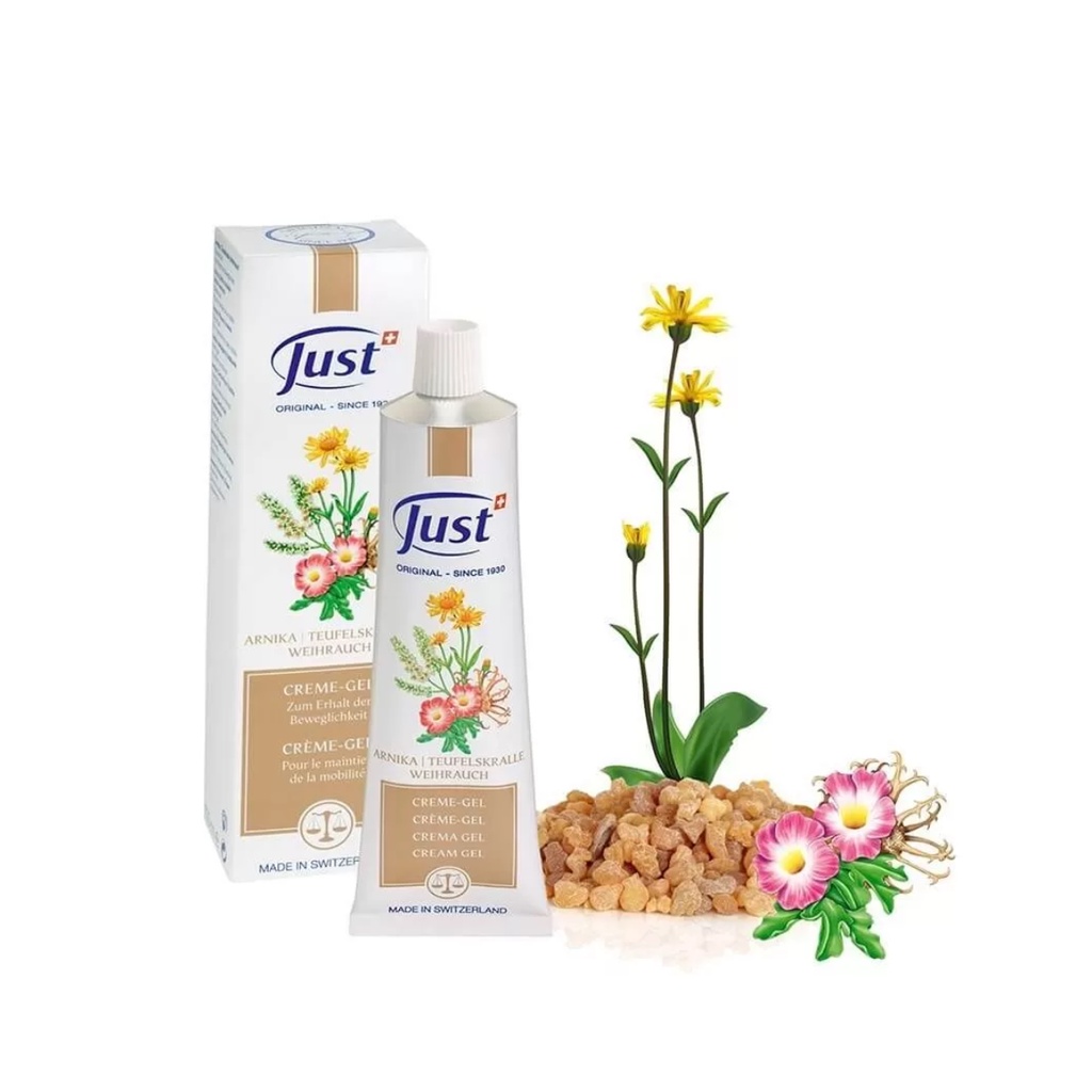 Original [Swiss JUST] Arnica Devils Claw Frankincense Cream Gel 100 ml (Made in Switzerland)
