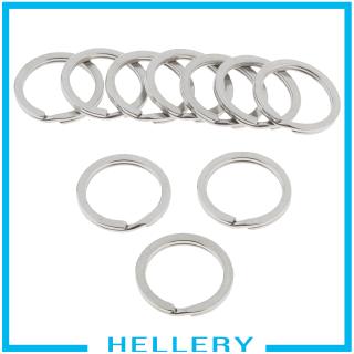 (helle) ห่วงพวงกุญแจ สแตนเลส 10 ชิ้น