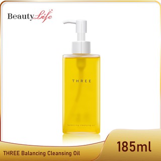 THREE Balancing Cleansing Oil 185ml ทรี ออยล์ล้างหน้า ให้ผิวคุณสะอาดใสอย่างสุขภาพดี