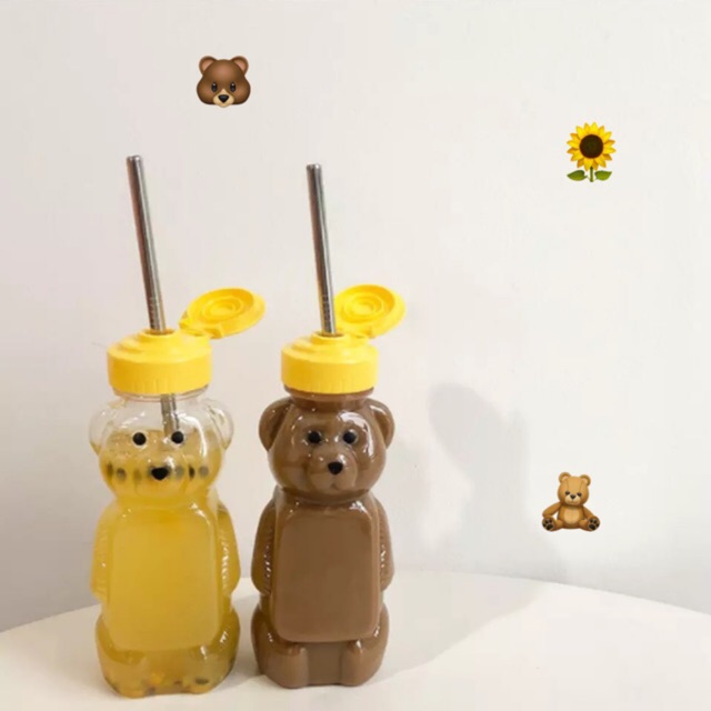 Honey Bear Bottle / ขวดน้ำผึ้งรูปหมี Shopee Thailand