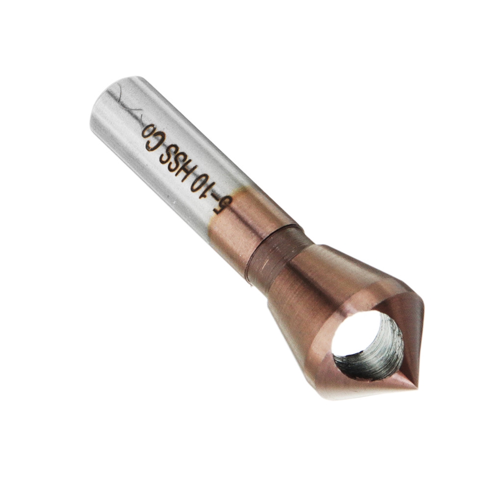 Uncles M35 Cobalt Countersink Deburring Drill Bit Set – TiAlN Coated, HRC89, Hex Shank, 90° Chamfer For Carbon Steel & Stainless Steel (Multiple Sizes Available)