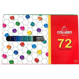 Colleen ดินสอสีไม้ 72 สี 72 แท่ง รุ่น 775