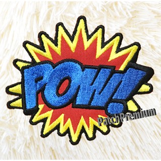 POW - ตัวรีด (Size M) ตัวรีดติดเสื้อ