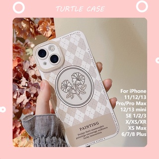 [พร้อมส่ง] เคสป้องกันโทรศัพท์มือถือ ลายนกพิราบ ลําโพง ดอกไม้ สําหรับ Apple iPhone 14 13 12 11 PROMAX XS XR XSMAX SE2020 6 7 8PLUS MINI