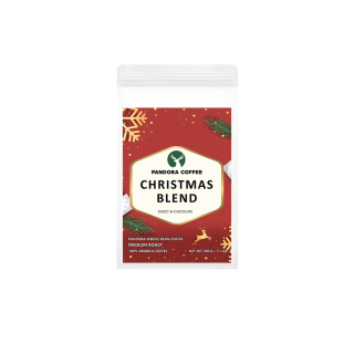 Pandora Coffee เมล็ดกาแฟ Christmas Blend คั่วกลาง Medium Roast (Limited Edition)