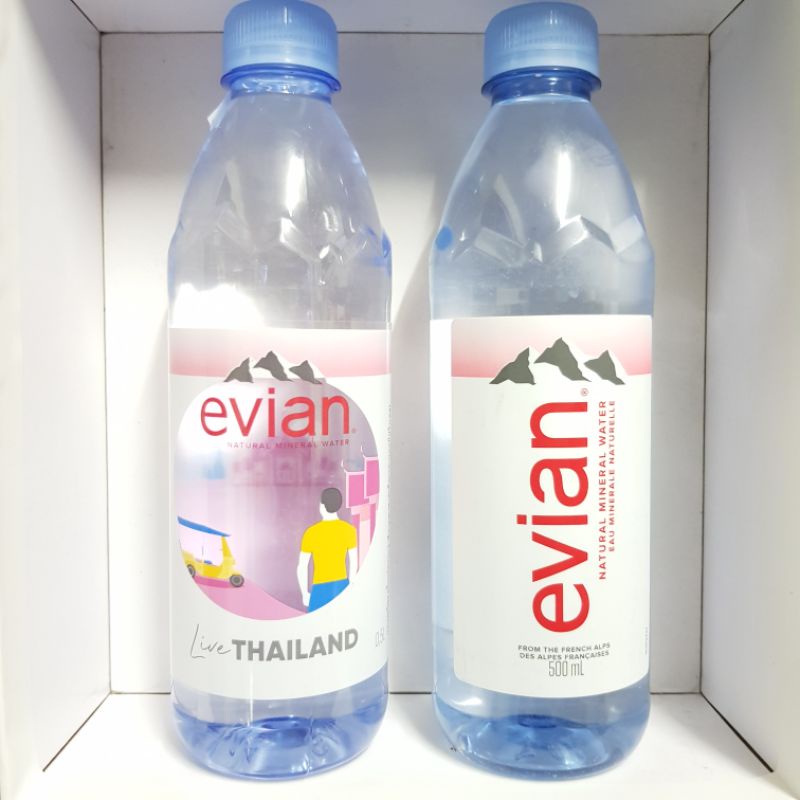 Evian Natural Mineral Water 500 ml Live Thailand Edition น้ำแร่ เอเวียง