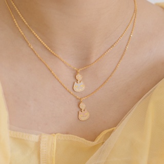 FAIRY TALES - Wonderland Necklace สร้อยคอจี้รูปแมวอลิซ