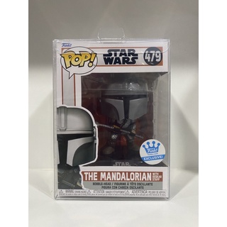 Funko Pop The Mandalorian With Beskar Staff Star Wars Exclusive 479