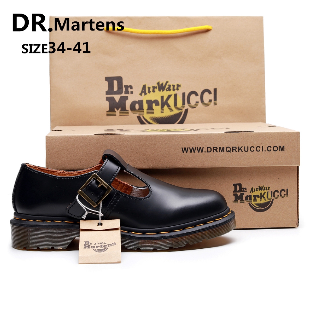 Dr.Martens cowhide รองเท้าหนัง Oxford ผู้หญิง Casual Low-top Martin boots