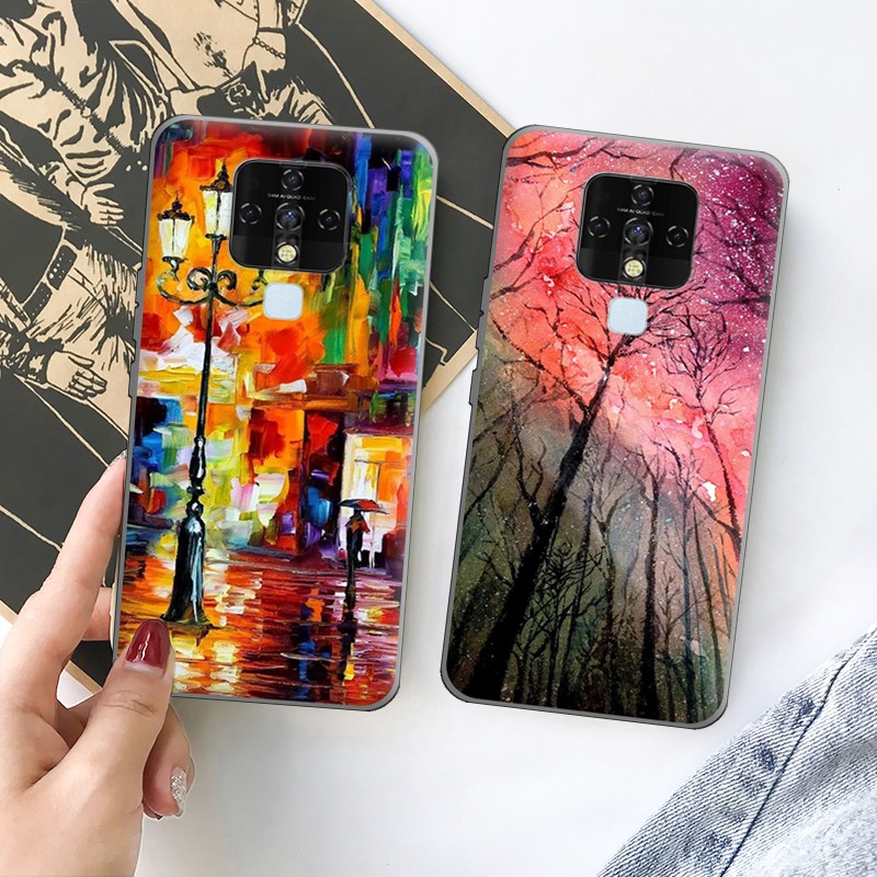 พิมพ์ปลอก Tecno Camon 16 CE7 CE7j CE9h Soft TPU สําหรับ Tecno Camon 16 CE7 CE7j CE9h