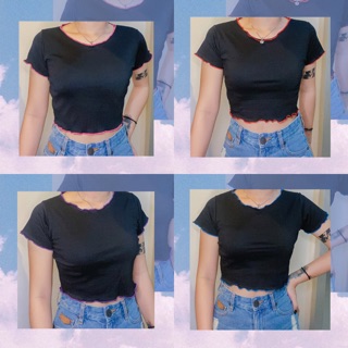 เสื้อครอป เอวลอย ราคาถูก 📌