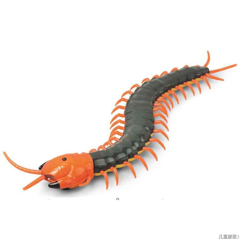 ☒☎NEW Infrared RC Remote Control Simulation Centipede Creepy-Crawly Kids Toy Gift Orange&amp;Black