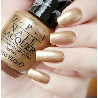 พร้อมส่ง OPI - 50 Years of Style (NLF69) ยาทาเล็บ สีทองมีชิมเมอร์ละเอียดๆ สวยหรูมากค่าาา แท้ 100%