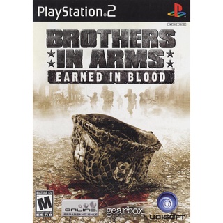 Brothers in Arms Earned in Blood PS2 PS2 แผ่นเกมส์ps2 เกมเพล2