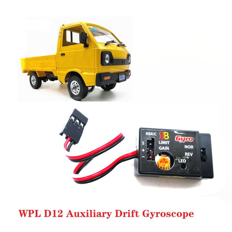 WPL D12 รถบรรทุกขนาดเล็กเฉพาะ Gyroscope Drift แบนวิ่งรีโมทคอนโทรลรถอัพเกรดการปรับเปลี่ยนอุปกรณ์เสริม