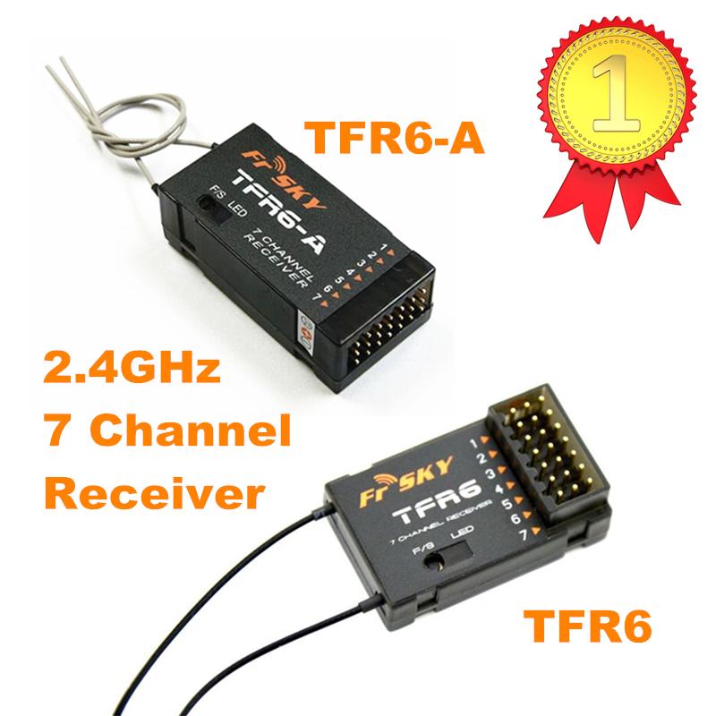 frsky tfr6 tfr 6 - a 7 channel 2 . 4 ghz fasst ตัวรับสัญญาณเครื่องบินเฮลิคอปเตอร์