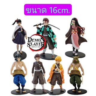โมเดล ดาบพิฆาตอสูร เซ็ท7ตัว ขนาด16cm.