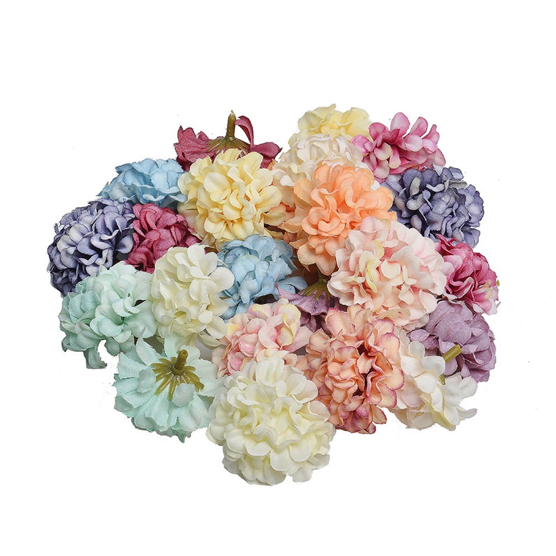 Hydrangea ช่อดอกไม้ปลอม สําหรับตกแต่งบ้าน ห้องนั่งเล่น รูปที่ 2