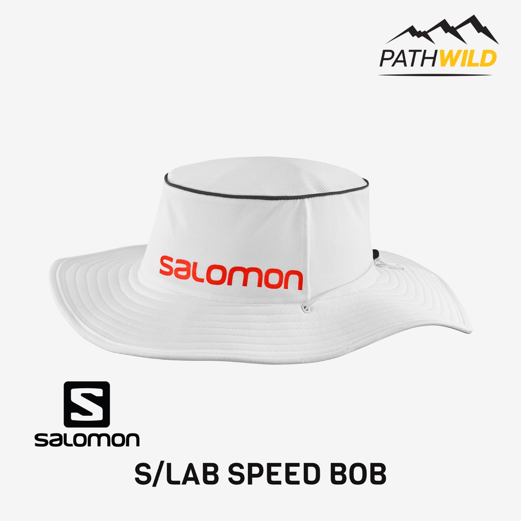 หมวกปีกรอบ SALOMON S/LAB SPEED BOB สี WHITE/ALLOY เนื้อผ้าเบา แห้งเร็ว ระบายอากาศดี เหมาะกับกิจกรรมก