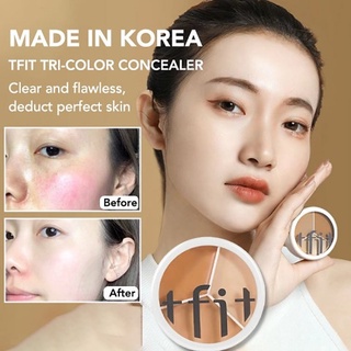 Tfit Cover Lip Pro Concealer 15g คอนซีลเลอร์ปกปิดริ้วรอยเบลอรูขุมขนเพิ่มมิติให้การแต่งหน้าดูดีจากเกาหลี