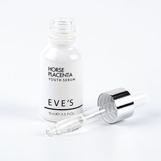 💦EVES เซรั่มรกม้า เซรั่มอีฟส์ใหม่ HORSE PLACENTA YOUTH SERUM เซรั่มหน้าใส เซรั่มบำรุง ลดรอยแดง คนท้องใช้ได้ ของแท้100%