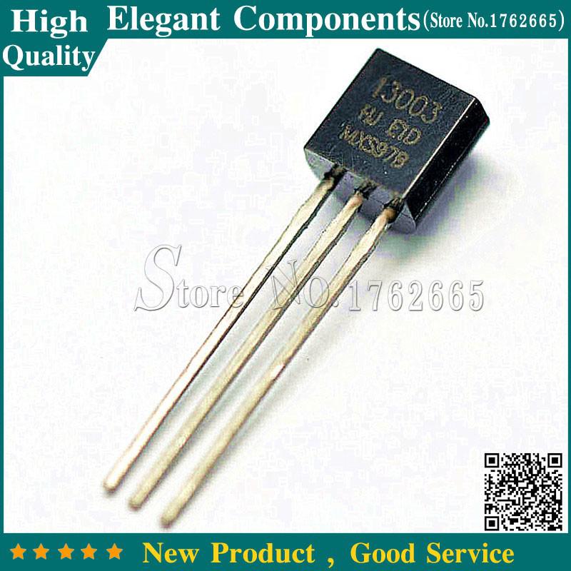 100PCS 1A MJE13003 TO-92 13003 TO92 Triode Transistor