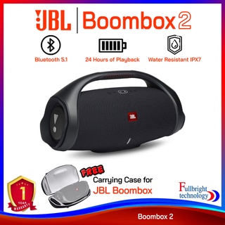 JBL Boombox 2 Bluetooth Speaker ลำโพงบลูทูธสำหรับปาร์ตี้ พร้อมกันน้ำกันฝุ่น IPX7 รับประกันศูนย์ไทย 1 ปี แถมฟรี! กระเป๋า Carrying Case