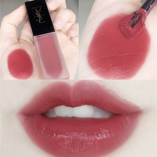 YSL Yves Saint Laurent Black Cover Frosted Velvet Matte Lip Glaze Lipstick #204 #210 #211 #212 #216