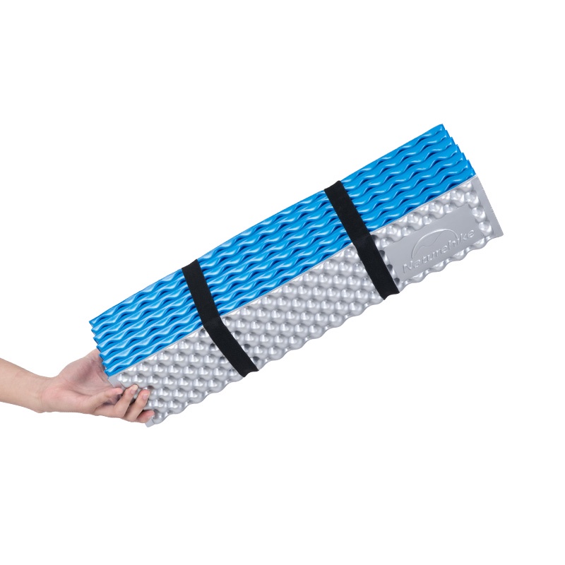Naturehike ย้ายลูกค้านอกรางไข่เดี่ยวพับ Moisture-proof mat camping หนา siesta mat เต็นท์ไข่ nest แบบพกพา
